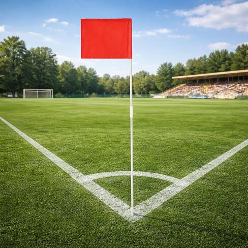 Soccer Corner Flags, Set of 5 67-Inch Fiberglass Corner Flags for Soccer Field in Kuwait