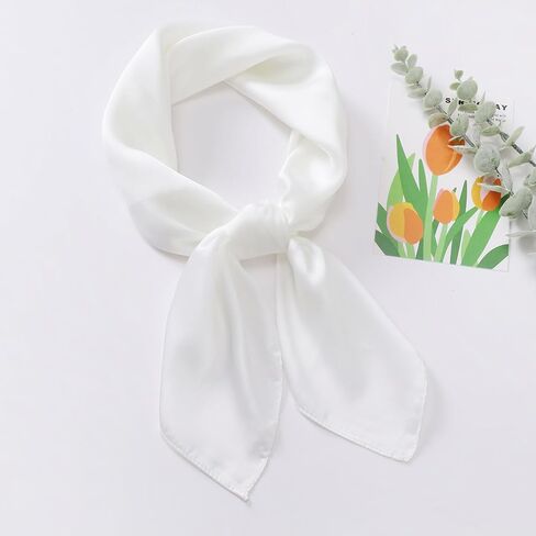 70x70cm Solid Color Scarf-Satin Silk Head Scarf for Women Men Vintage Bandanas Satin Hair Scarf Silk Wrap in Saudi Arabia