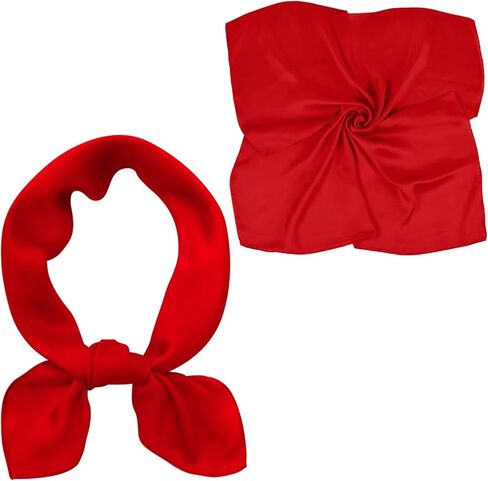70x70cm Solid Color Scarf-Satin Silk Head Scarf for Women Men Vintage Bandanas Satin Hair Scarf Silk Wrap in Saudi Arabia