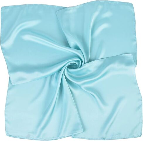 70x70cm Solid Color Scarf-Satin Silk Head Scarf for Women Men Vintage Bandanas Satin Hair Scarf Silk Wrap in Saudi Arabia