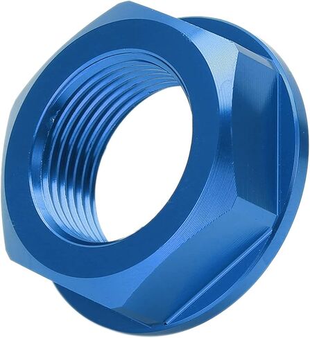 Rear Wheel Axle Nut, Fydun M22x1.5 Aluminum Wheel Axle Lock Nut Motorcycle Parts Replacement for for for (Blue) in Kuwait
