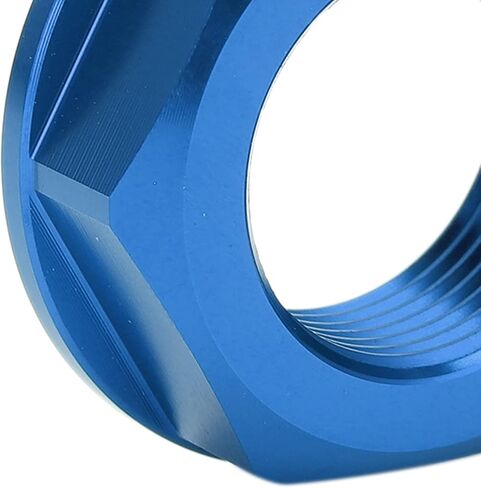 Rear Wheel Axle Nut, Fydun M22x1.5 Aluminum Wheel Axle Lock Nut Motorcycle Parts Replacement for for for (Blue) in Kuwait