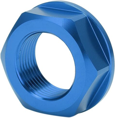 Rear Wheel Axle Nut, Fydun M22x1.5 Aluminum Wheel Axle Lock Nut Motorcycle Parts Replacement for for for (Blue) in Kuwait