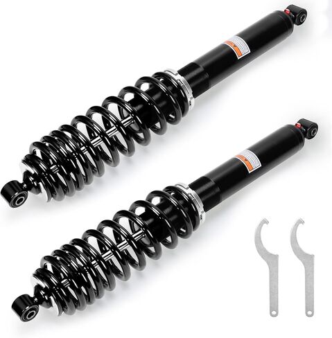 Monotube ATV Rear Shocks, Shock Absorber, Struts for Polaris Ranger 2014-2015 Crew 900, 900-6; 2017 Crew XP 900, XP 1000, Crew XP 1000, Ranger Diesel, Ranger Crew Diesel, OEM: 7043753, 1515-0846; in Kuwait