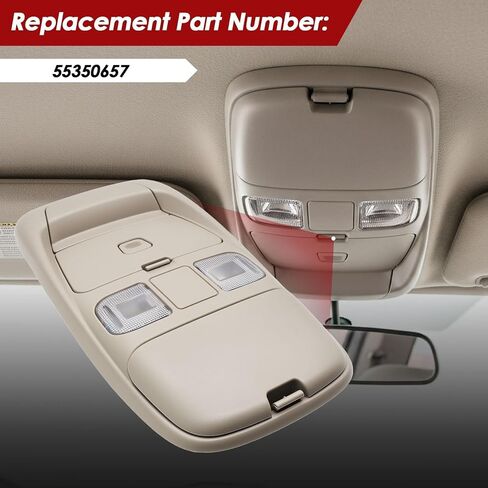 Overhead Console Assembly Compatible with R-A-M 1500 2500 1998-2001 with Dome Light & Sunglasses Storage 55350657 in Saudi Arabia