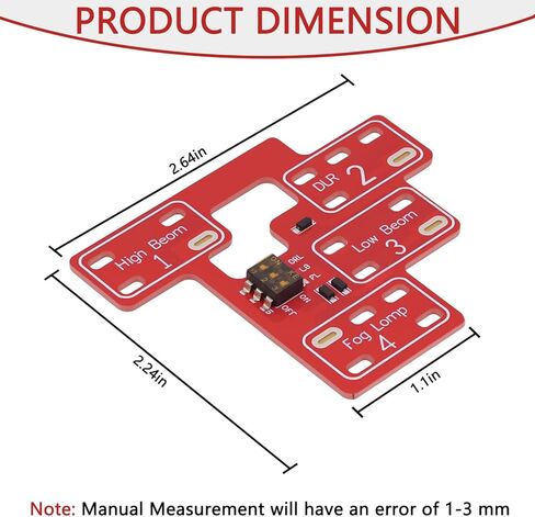 （Red）Lights Module 6 High Mod ＆ 8 high Mod, Compatible with 2003-2007 Chevy Silverado GMC Sierra 1500/2500/3500 Classic, Customizable lights mod for GM Low Beams High Beams & DRL in Saudi Arabia
