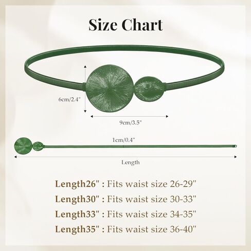 JASGOOD Women Skinny Stretch Metal Belt for Dress Thin Waist Belt for Women in Saudi Arabia