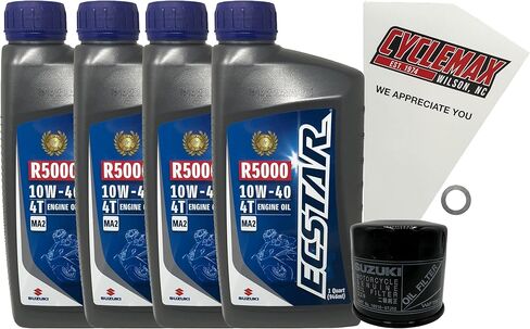 Genuine OEM Standard Oil Change Kit compatible with 2001-2023 Suzuki GSX-R1000 in Saudi Arabia