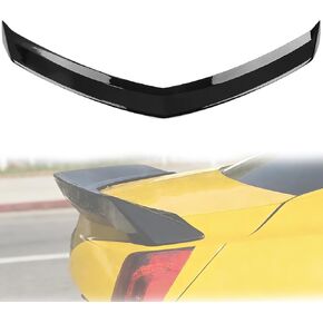 Rear Spoiler Wing for Cadillac ATS 2013-2019 4-Door Sedan, V Type Gloss Black Auto Exterio ABS Tail Trunk Lip Spoiler Wing Aerodynamic Styling in Kuwait