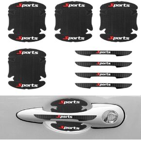 8PCS Car Door Protector, Doors Handle Protection Accessories, Sports Car Door Handle Scratch Protector, Door Handle Bowl Sticker, Universal for Most Car, SUV, Truck in Kuwait