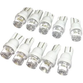 10 قطعة T10 W5W LED 194 168 SMD لأضواء السيارة Led أضواء التخليص لمبة وقوف السيارات لمبات جانبية إسفين خارجية مصباح أبيض LED 12 فولت (أصفر) in Kuwait