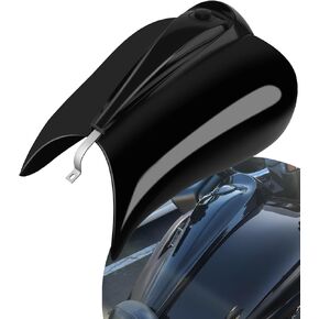 أغطية خزانات ممتدة، أغطية وقود جالون سوداء لامعة ممتدة مع وحدة تحكم في لوحة القيادة للخزان وغطاء خزان غاز الوقود متوافق مع Harley Touring Street Glide، Road Glide، Tri Glide 2009-2023 in Kuwait