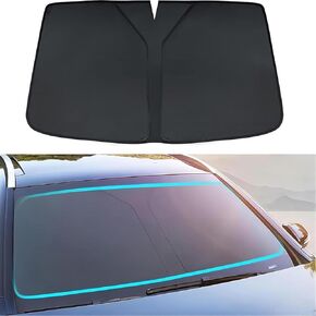 Windshield Sun Shade for Toyota 4runner (1998 1999 2000 2001 2002 2003 2004 2005 2006 2007 2008 2009 2010 2011), Sun Visor for Car Car Sun Visor Car Sun Shade Car Accessories,Black in Saudi Arabia