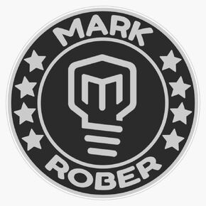 Magnet Mark Rober Magnetic Bumper Sticker 5" in Kuwait
