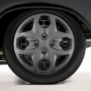 Upgrade Your Auto Set of Four 15" Silver Hubcap Wheel Covers for Ford Fiesta Base 2011-2013 (Push-on) in Kuwait