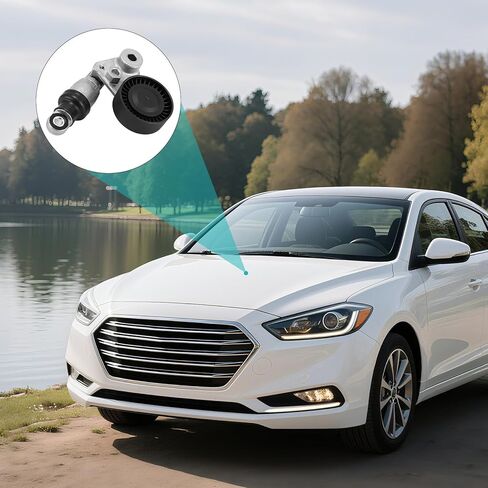 ‎89714 مجموعة شداد الحزام مع بكرة (3.3L 3.8L V6) لشركة Hyundai Genesis 2009-2016، Genesis Coupe 2010-2016، لكيا K900 2019-2020، ستينغر 2018-2023، لـ Genesis G70 G80 G90 2017-2024 in Saudi Arabia
