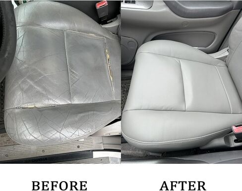 Priprilod Microfiber Leather Gray Driver & Passenger Side Bottom & Top Lean Back Replacement Seat Cover Fit for Toyota Sequoia 2000 2001 2002 2003 2004 2005 2006 2007 Fit for Tundra 2000-2004 in Saudi Arabia