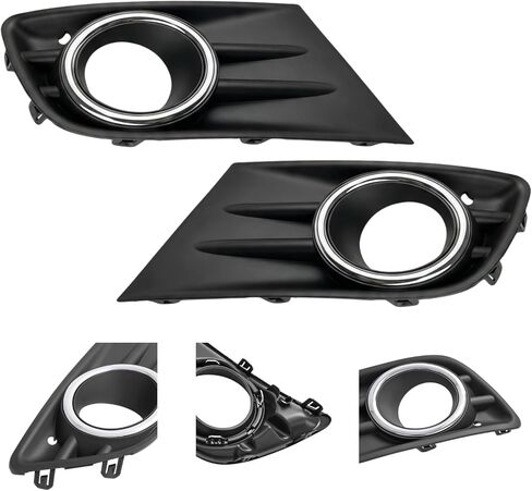 Fog Light Bezels Compatible With 2012 2013 2014 2015 Pilot Fog Lamp Covers Left Side and Right Side (2PCS) in Kuwait