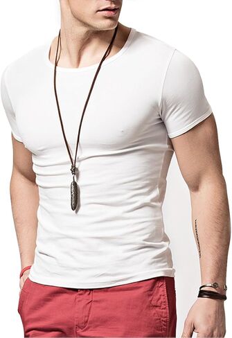 تي شيرتات رجالي بأكمام قصيرة ورقبة دائرية (قطعتان، 3 قطع) in Kuwait