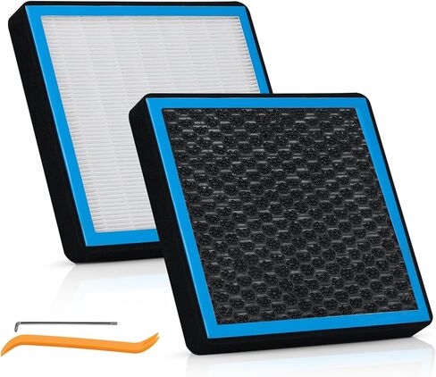 استبدال فلتر هواء المقصورة HEPA CF10134 متوافق مع Acura CSX، ILX، MDX، RDX، RL، RLX، TL، TLX، TSX، ZDX؛ Honda Accord، Civic، CR-V، Crosstour، Odyssey، Passport، Pilot، Pilot، Ridgeline in Kuwait