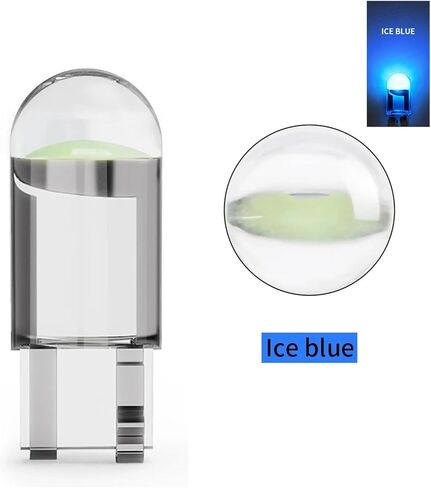 10pcs Car LED Light T10 W5W COB SMD For Truck Interior Dome Reading Lamps Clearance Bulbs Parking Signal Lighting 24V Accessories(10X Ice blue) in Saudi Arabia