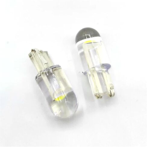 2PCS Car T10 W5W WY5W COB LED Wedge Parking Light Turn Side Bulbs Instrument Lamp Auto License Plate Light White Red Yellow 12V(Red) in Saudi Arabia