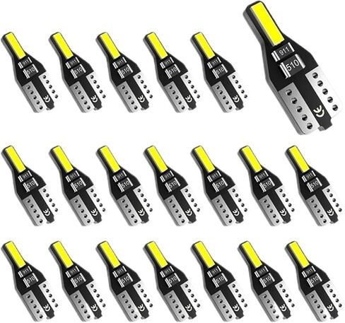 20/10/2 قطعة T10 W5W LED 6000K Canbus سيارة الداخلية ضوء وقوف السيارات ليلة مصباح ل 194 168 سوبر وايت إشارة لمبات (10 قطعة) in Kuwait
