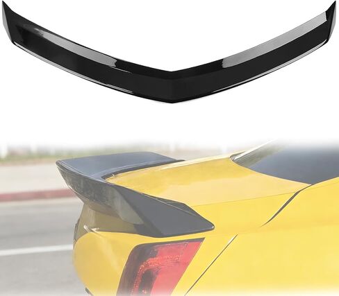 Rear Spoiler Wing for Cadillac ATS 2013-2019 4-Door Sedan, V Type Gloss Black Auto Exterio ABS Tail Trunk Lip Spoiler Wing Aerodynamic Styling in Saudi Arabia