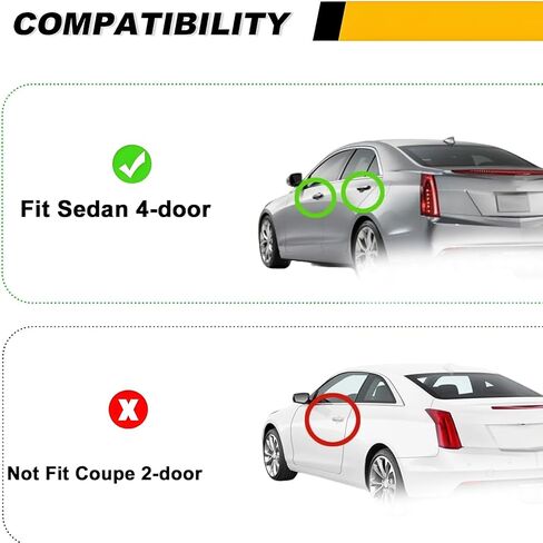 Rear Spoiler Wing for Cadillac ATS 2013-2019 4-Door Sedan, V Type Gloss Black Auto Exterio ABS Tail Trunk Lip Spoiler Wing Aerodynamic Styling in Saudi Arabia