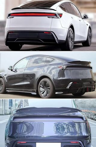 2025–2026 Compatible with Tesla Model Y, Rear Trunk Spoiler, MV Style Duckbill Design, Gloss Black ABS – Oasiland in Kuwait