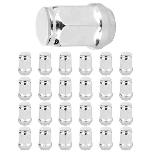 SCITOO 24PCS ChromePlated Wheel Lug Nuts Spline Closed End Socket Thread 1/2-20 Lug nut for Dodge in Saudi Arabia