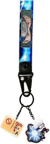 Naruto Shippuden - Kakashi Hatake Keystrap and Keychain Bundle - Otaku Gift Set for Anime Fans in Kuwait