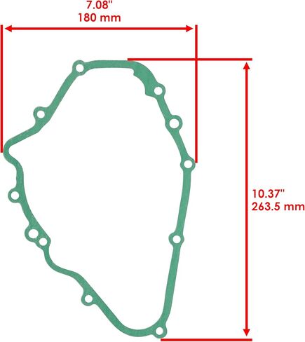 Caltric Starter Clutch One Way Bearing and Gasket Compatible with Kawasaki Ex500 Ninja 500 1990-2009 in Saudi Arabia