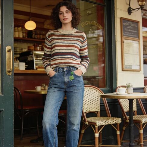 St. Patrick's Day Crochet Shamrock Keychain Set Handmade Four Leaf Clover Keyrings Green Irish Lucky Charm Gift in Kuwait