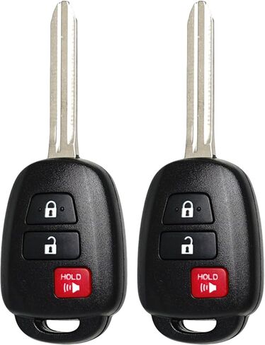 مفتاح فوب يناسب الدخول بدون مفتاح لسيارة Toyota Tacoma RAV4 4Runner Prius C 2013 2014 2015 2016 2017 2018 2019-2023 استبدال مفتاح التحكم عن بعد HYQ12BDM HYQ12BEL 89070-42820 H Chip (مجموعة من 2) in Saudi Arabia