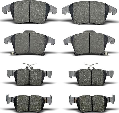 D1258 D1377 Front Rear Ceramic Brake Pads Sets Fit For Ford For Edge 2011-2015,For Lincoln MKX 2011-2015 in Kuwait