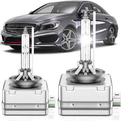 مناسب لسيارة Mercedes Benz 2014-2016 CLA250 GLA250 2014-2018 GLA45 AMG D3S HID مصابيح زينون الأمامية، شعاع عالي ومنخفض OEM 35 وات ثنائي زينون بديل لمبات الإضاءة، 8000 ك أزرق أبيض، حزمة من 2 in Kuwait