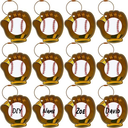 12 قطعة من علامات الأمتعة الإيجابية للكرة اللينة للحقائب، ملصقات حقيبة من البولي فينيل كلوريد مقاس 2.75 بوصة مع حلقة معدنية، سلسلة مفاتيح للكرة اللينة معرف اسم بطاقة عناق الجيب DIY للنساء هدايا فريق حقيبة السفر، أصفر in Kuwait