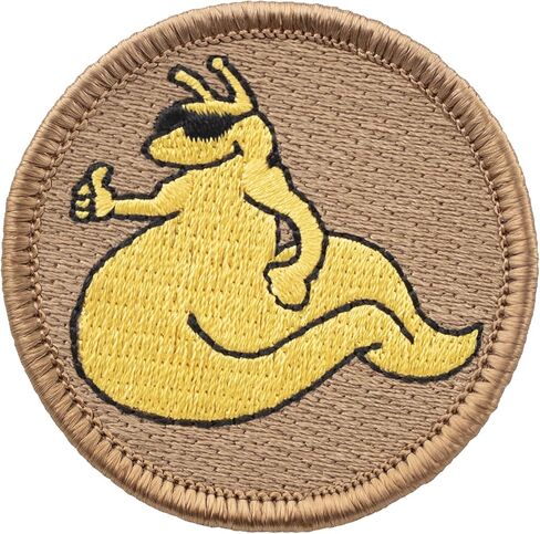 Cool Slug Patrol Patch - 2" Diameter Round Embroidered Patch (Iron-on) in Saudi Arabia