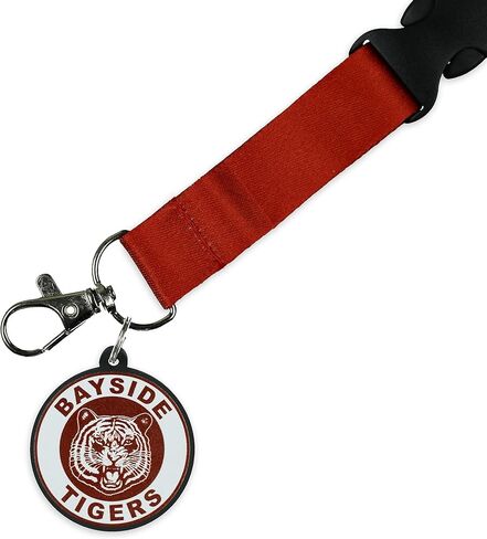 تم الحفظ بواسطة سلسلة مفاتيح حامل شارة الهوية من The Bell Lanyard Bayside High Zack Morris Breakaway in Saudi Arabia