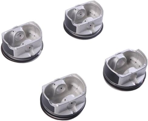 4 Piece Engine Piston And Ring Set 5191340AA Compatible With 2007 2008 2009 2010 2011 2012 2013 2014 2015 2016 2017 2018 2019 2020 Journey 200 CALIBER ED3 2.4L in Saudi Arabia