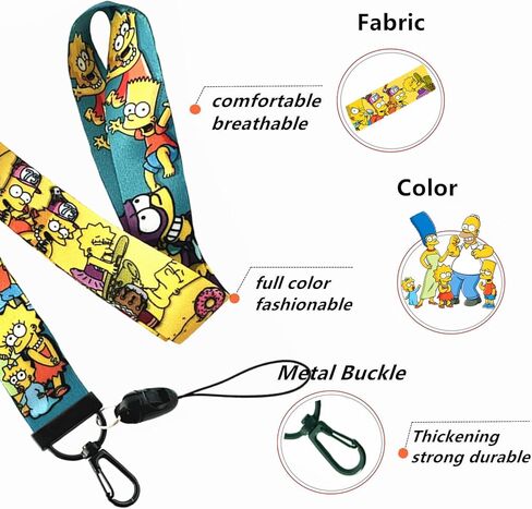 سلسلة مفاتيح كرتونية، حبل لشارات الهوية التلفزيونية، حبل مفاتيح لحامل بطاقات الهوية، جراب الهاتف الخلوي in Kuwait