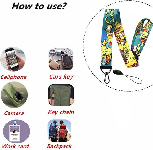 سلسلة مفاتيح كرتونية، حبل لشارات الهوية التلفزيونية، حبل مفاتيح لحامل بطاقات الهوية، جراب الهاتف الخلوي in Kuwait