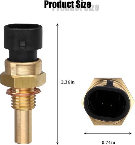 Car Engine Coolant Temperature Sensor, OEM#15404280 12191170 60811520 Vehicle ECT Colling Water Temp Sensor Replaces, Compatible with Regal Cavalier Cobalt Classic Lacrosse in Saudi Arabia