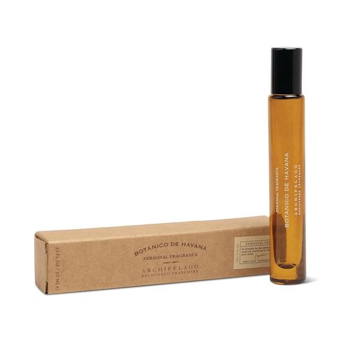 Archipelago Botanicals Charcoal Rose Perfume Oil Rollerball, Long-Lasting Eau de Toilette with Pressed Rose, Black Cassis & Smoky Charcoal Aroma, 0.33 fl oz in Kuwait