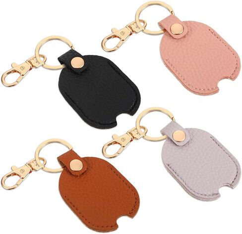 4 Pcs Leather Car Key Sleeves, Car Key Fob Cover, Replacement Leather Protector Auto House Covers for Cars Keys, Broken Keys Protector in Saudi Arabia