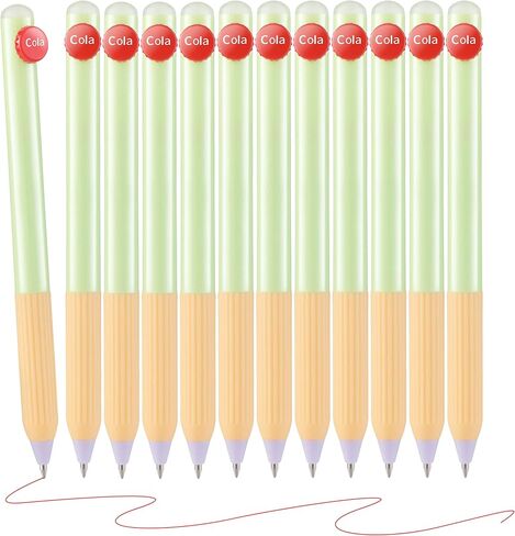 Aozora Cute Erasable Pens Click Fine Point 0.7 mm Retractable Erasable Gel Pens for Completing Sudoku and Crossword Puzzles 12 Pack (Black＆Blue) in Kuwait