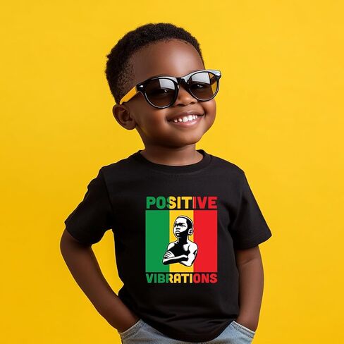 قميص Juneteenth للأطفال - قميص Juneteenth للأطفال الصغار، تي شيرت قصير الأكمام للأولاد والبنات، 2T-8T in Saudi Arabia