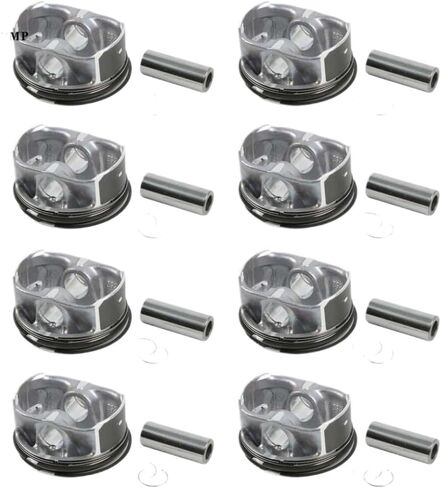 8-Piece Piston Set with Rings AJ133 for 5.0L V8 Supercharged Engine in Kuwait