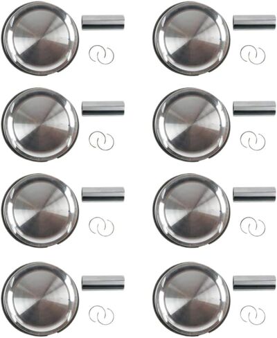 8-Piece Piston Set with Rings AJ133 for 5.0L V8 Supercharged Engine in Kuwait
